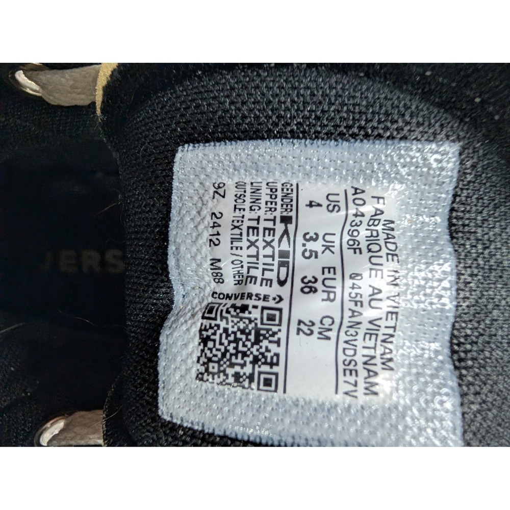 Converse Chuck Taylor All Star Far From Chuck High Top Sneakers Black Kids‎ 4 - Picture 8 of 9